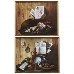 Coppia di Trompe l’Oeil della prima metà del 1700